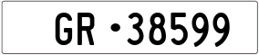 Truck License Plate